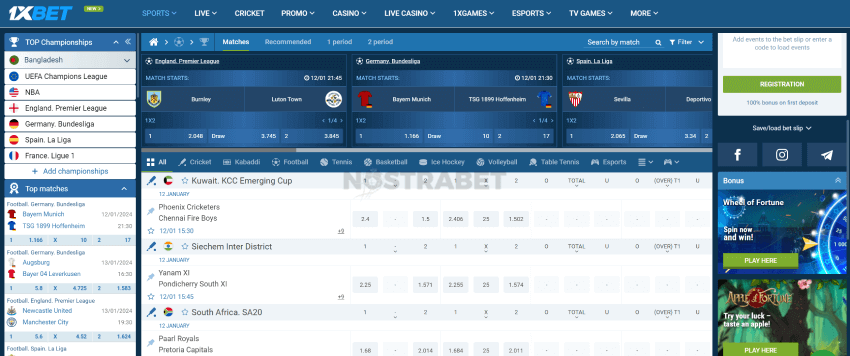 1xbet sports betting