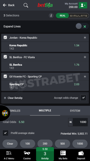 bet9ja bet slip sports