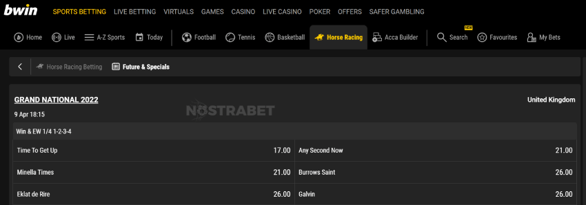 bwin grand national betting