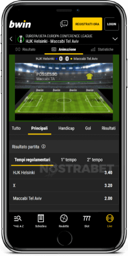 app bwin ios scommesse live sul calcio