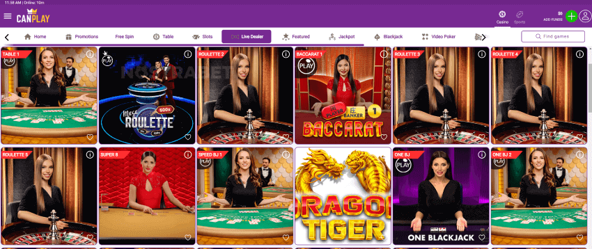 canplay live casino