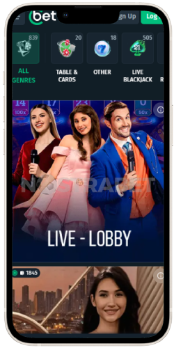 Cbet live casino on ios