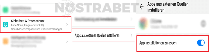 externe quellen android installieren