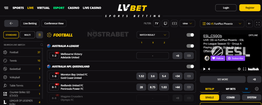 LVBET Live Sports