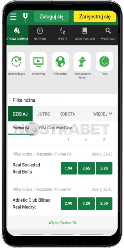 aplikacja mobilna unibet