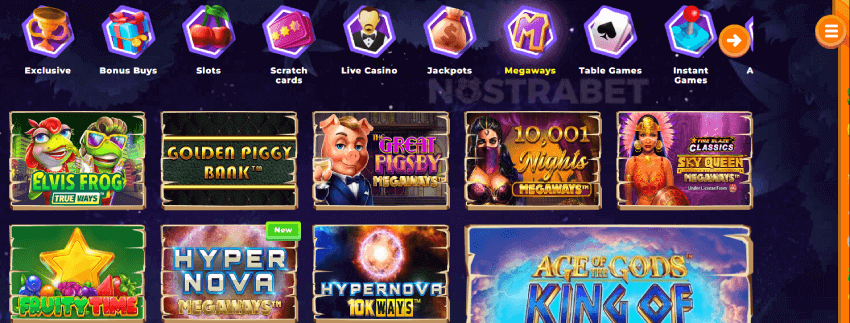 Wazamba casino games megaways